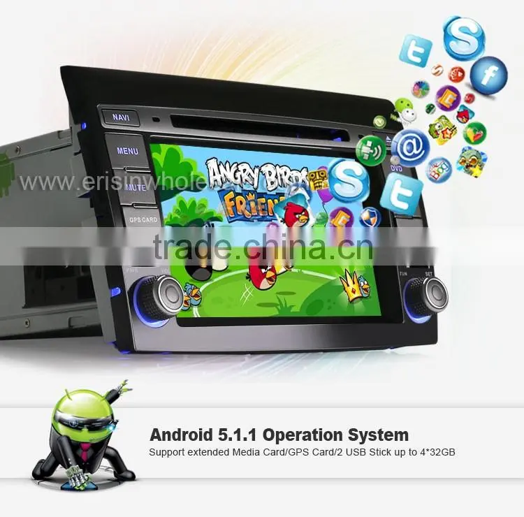 Erisin ES4700F 7" Touch Screen Car Radio DVD CD Player GPS for Bravo
