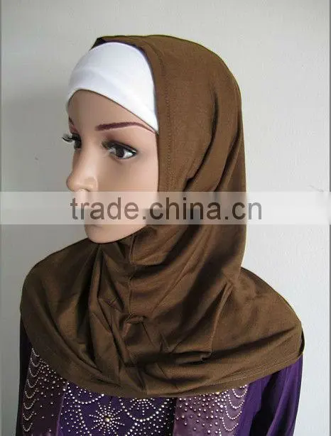A493 Clearance SOLID COLOR TWO PIECES ISLAM HEADWEAR,MUSLIM HIJAB