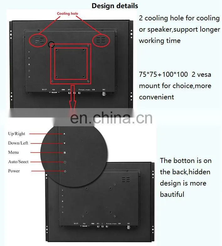 Industrial smart touch screen pos system all in one pc touchscreen LCD display