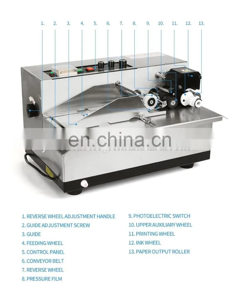 My-380 dry hot solid ink roller solid-ink batch and hot foil production date coding machine