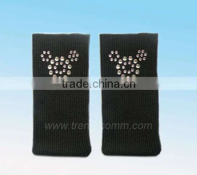 New product knitted mobile phone sock case