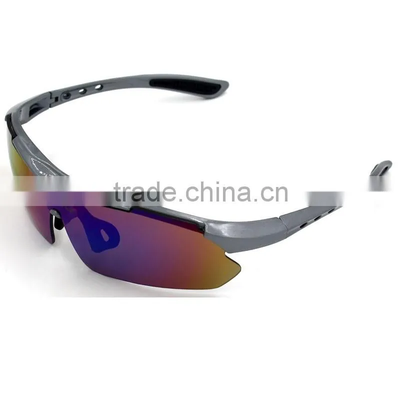 2016 factory direct sale dropshipping no minimum order outdoor sport bicycle riding cycling glasses 5 lens