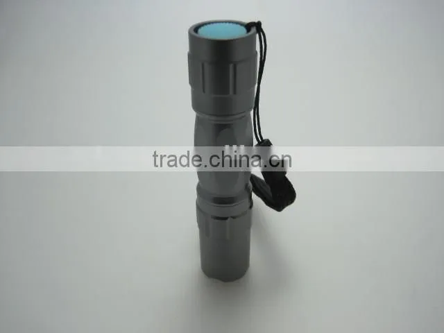 1 led portable mini flashlight straw hat aluminum led torchlight