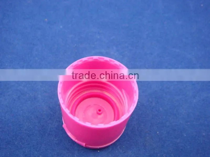 pink flat bottle cap