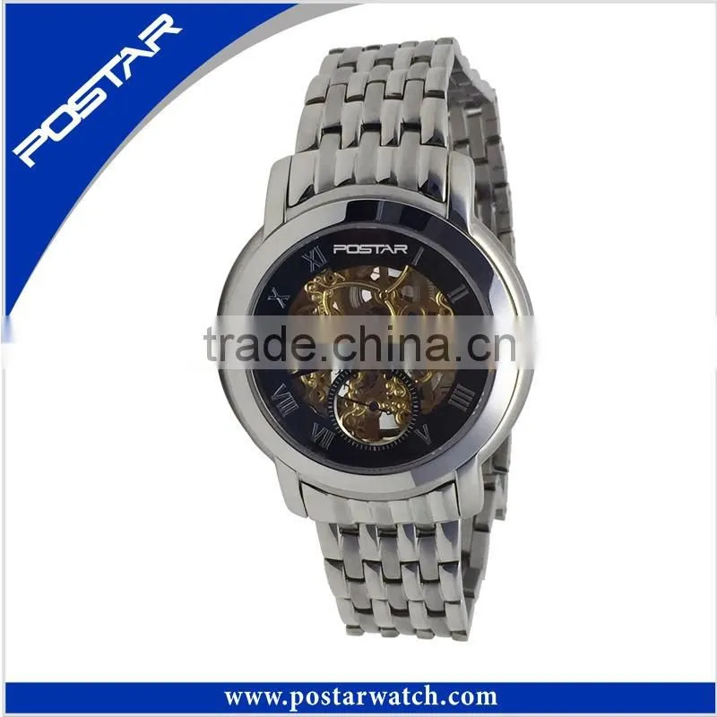 Good Stainless Steel Belt Fashion Watches with Complex Dial