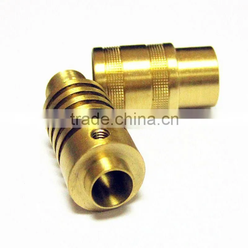 Precision OEM Brass Knurling Lathe Machining Union Fitting Parts