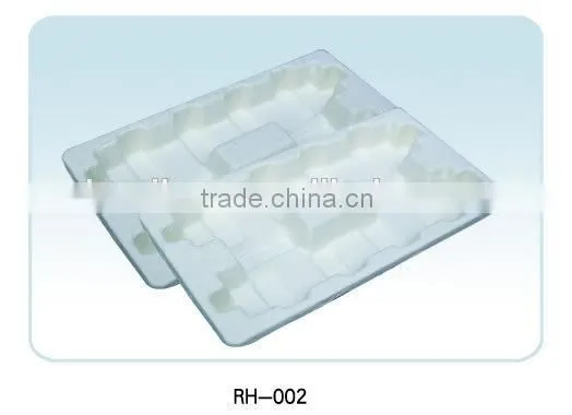 eco-friendly molded pulp tray for beverage