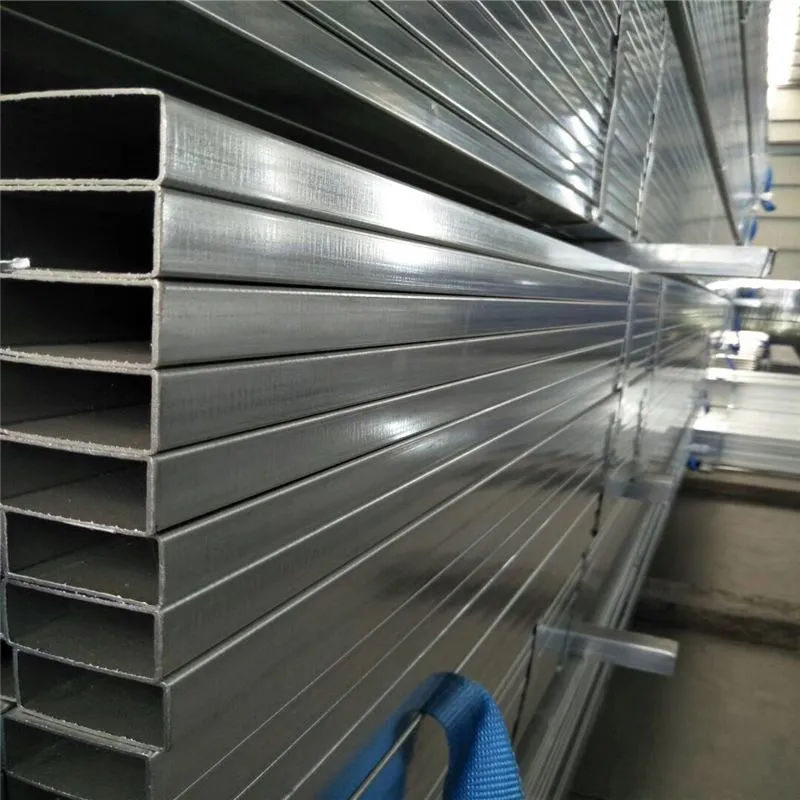 Steel Gi Square Iron Pipe and Tube 80*160*3-10 Galvanized Zinc Coated Free Cutting Rectangular Pipe Hot Rolled GB Structure Pipe