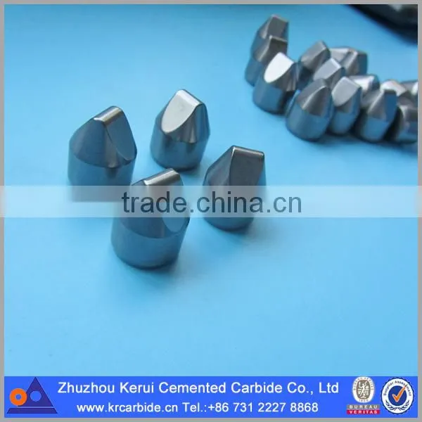 YG8C Tungsten carbide button insert for rotary cone bits, rotary drill bit insert