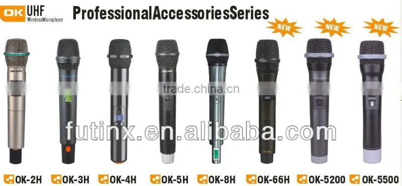 karaoke microphone/multi-channel wireless microphone/4 channels wireless microphone
