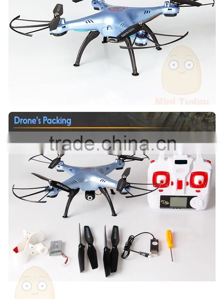 Minitudou Syma 2016 new product Barometer Height drone with HD camera X5HW on stocks