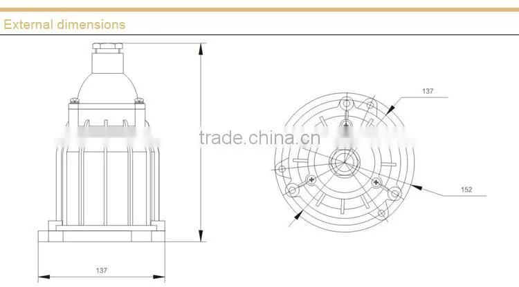Explosion proof Apperture Lamp
