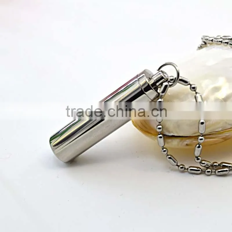 Mothers Day Wholesale Gifts 316L Stainless Steel Jewelry Perfume Bottle Pendant