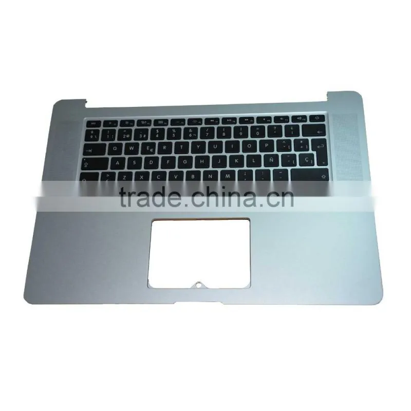 A1398 Top case with keyboard 2013 Spanish layout For Apple MacBook Pro Retina