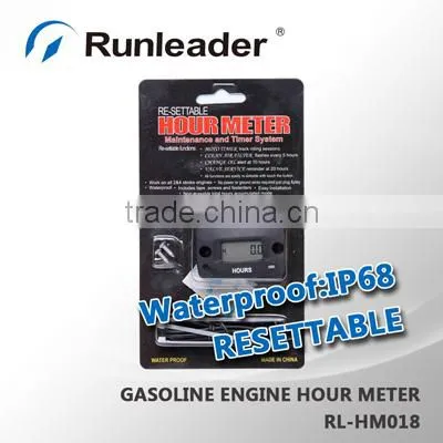 Resettable Hour Running Meter for Forklift Generator Outboard Marine