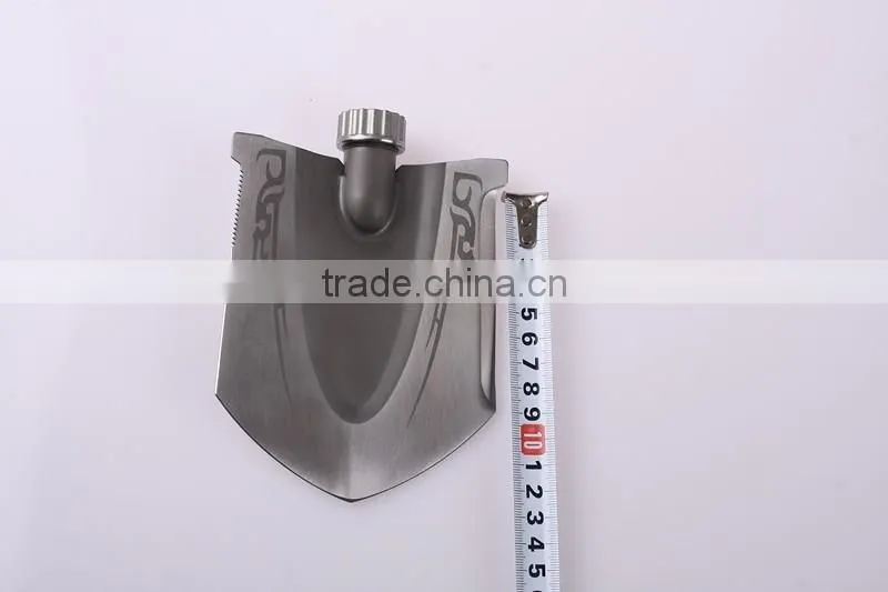 Aluminum handle steel holder mini shovel for travel camping use
