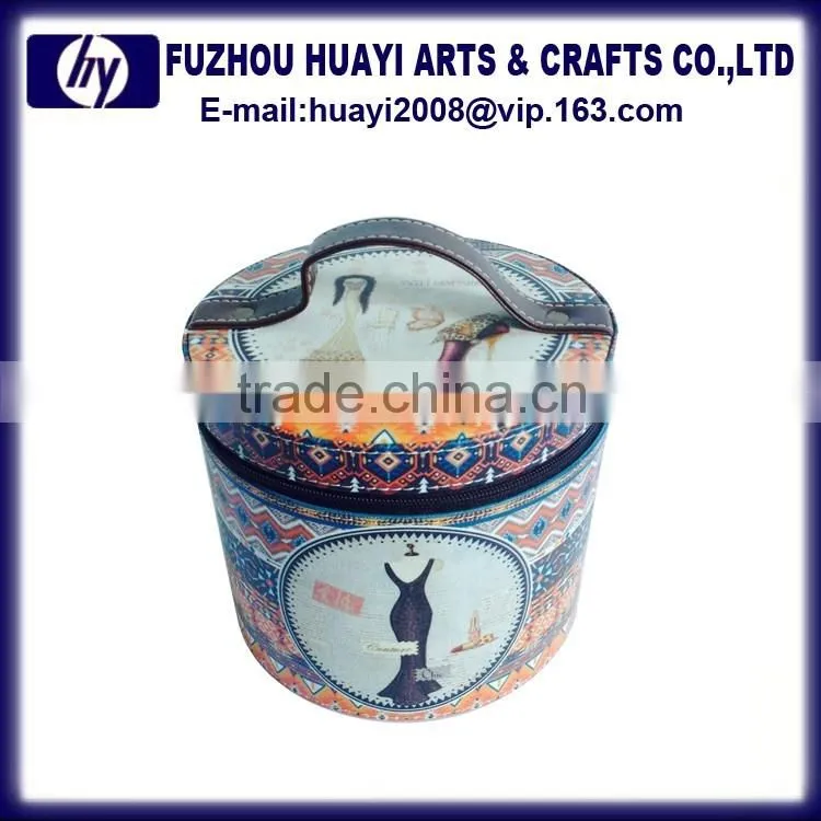 Round gift box wholesale custom small tote gift box