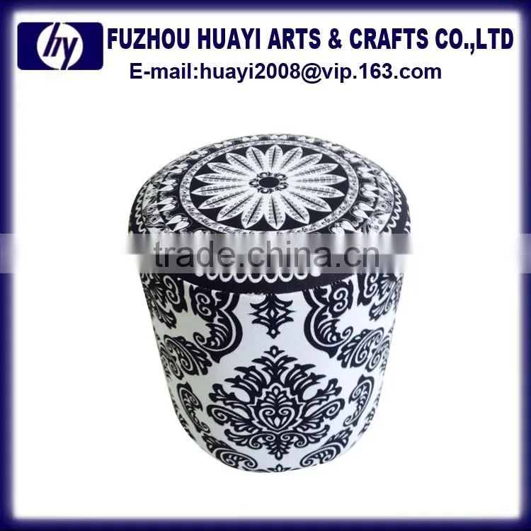 2016 the Flag Design Storage Ottoman Bar Stool For Wholesale