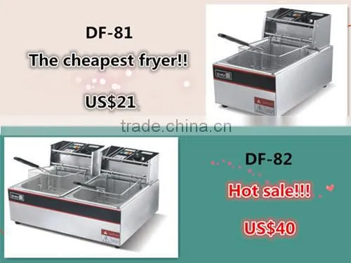2016 Best Selling Electric double tank Deep Fryers With Ce Certification in china
