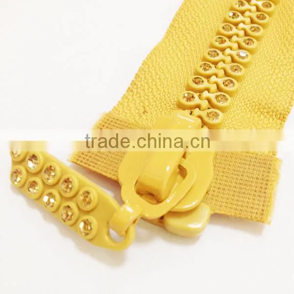 fancy rhinestone zipper