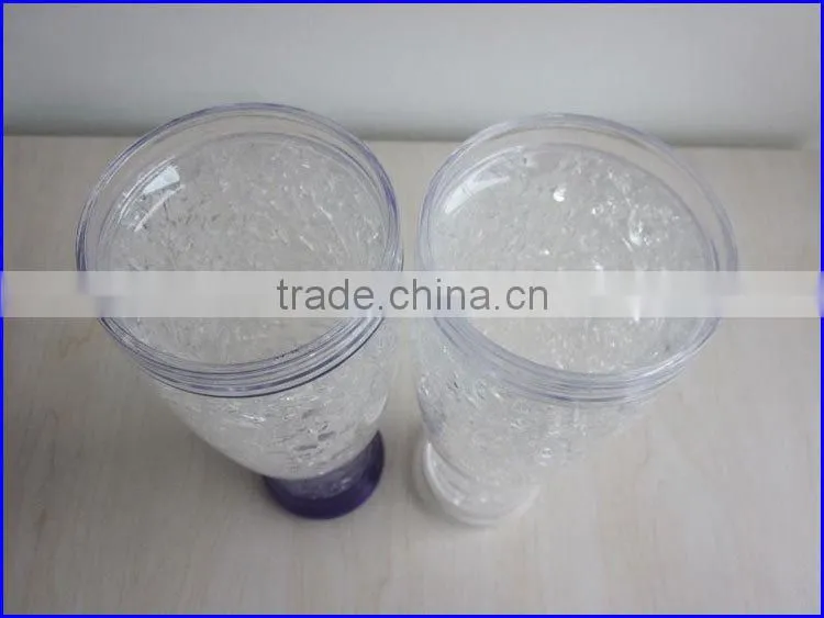 450ML 16OZ PBA free Ice gel freezer mugs beer tumbler cups with printing for promotion gift souvernirs
