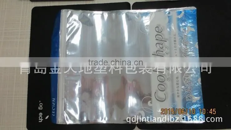 High Quality Self Adhesive Zip Lock Transparent Compound PP Plastic Clothes bags