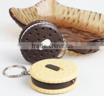 led key chain heart shape cookies Electronics LED flashing keychain