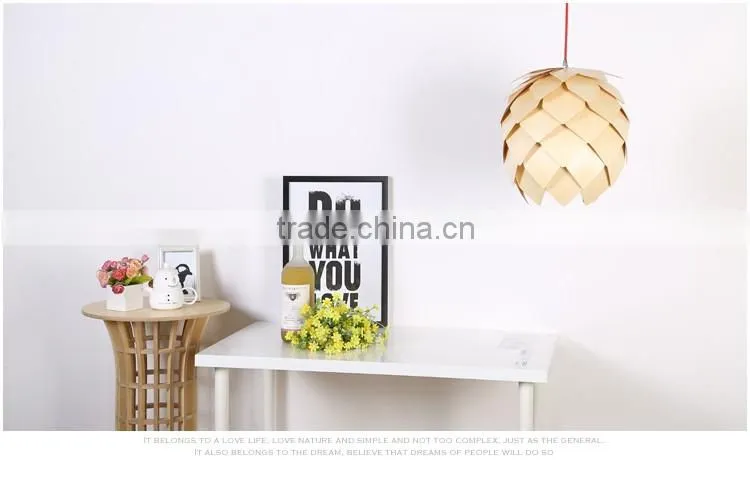 LED pendant Light JK-8005B-26 Japanese style wooden hanging lamp chandelier pendant for decoration