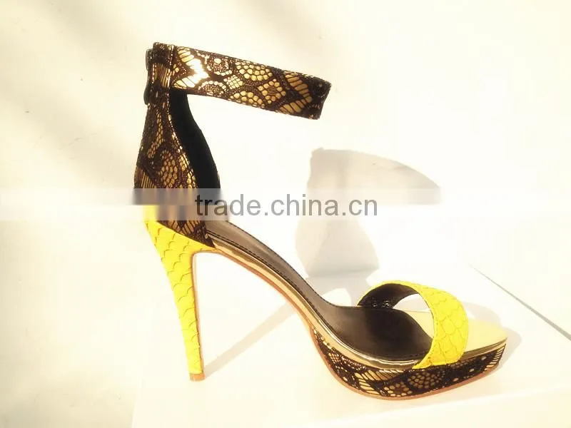 Catwalk Shoes New Style Heels for Women, Open Toe High Heel Platform Sandals Woman