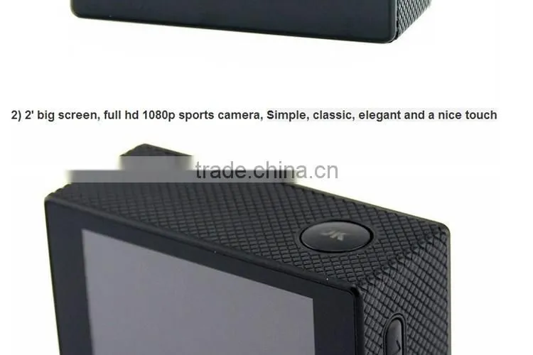 2016 best selling products 2.0'' Inch Full HD 1080P Waterproof Sport Camera SJ6000 WIFI HD Mini Sport DV 1080p Manual