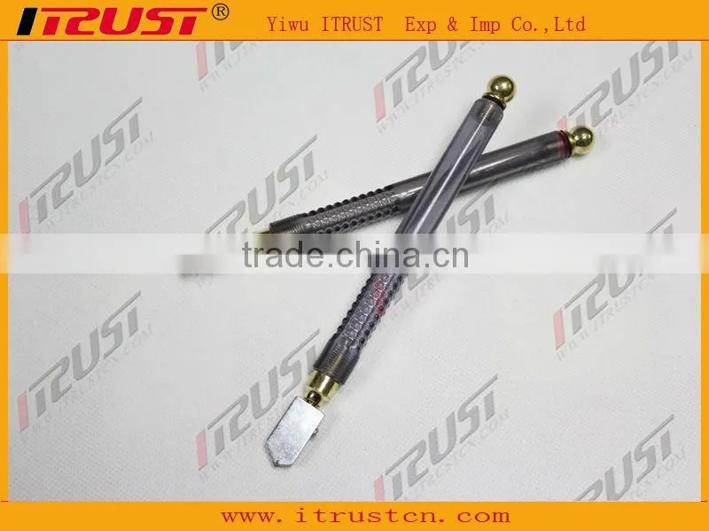 glass cutter with tungsten carbide scribing wheel tip