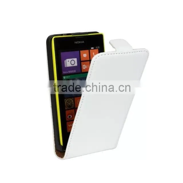 Vertical Flip Leather Cover case for Nokia Lumia 520