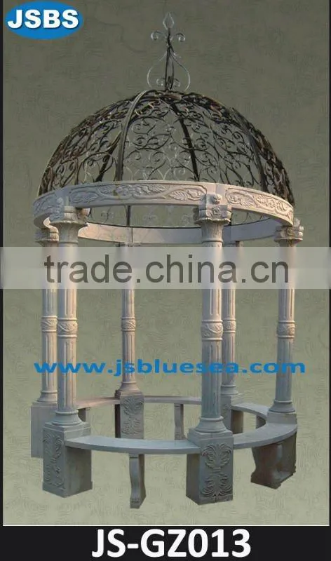 France style marble lady statue pavilion