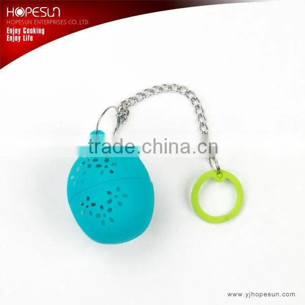 Rabbit shape silicone tea infuser with chain