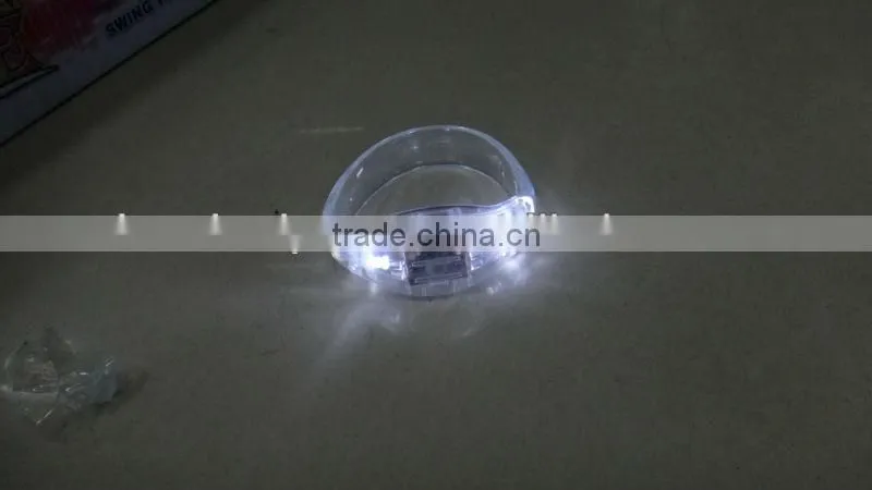 Flashing Sound activated bracelet & New Light Up Sound activated Braceley