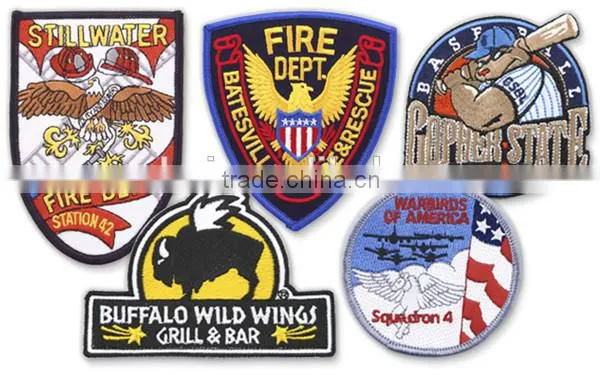 new design high quality custom embroidery patch