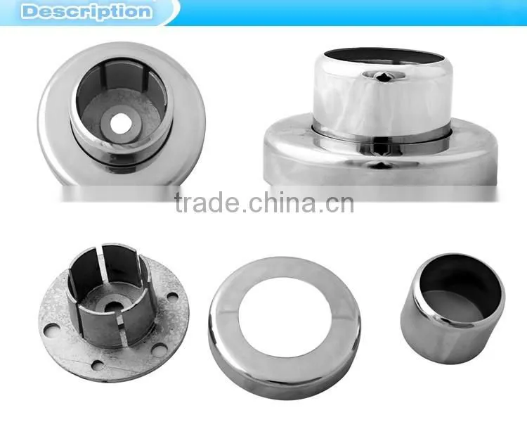 stainless steel flange for floor /railing
