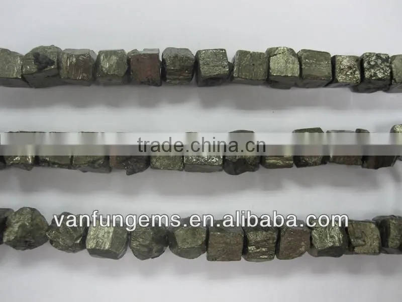 Natural gemstone pyrite rough nugget 1206
