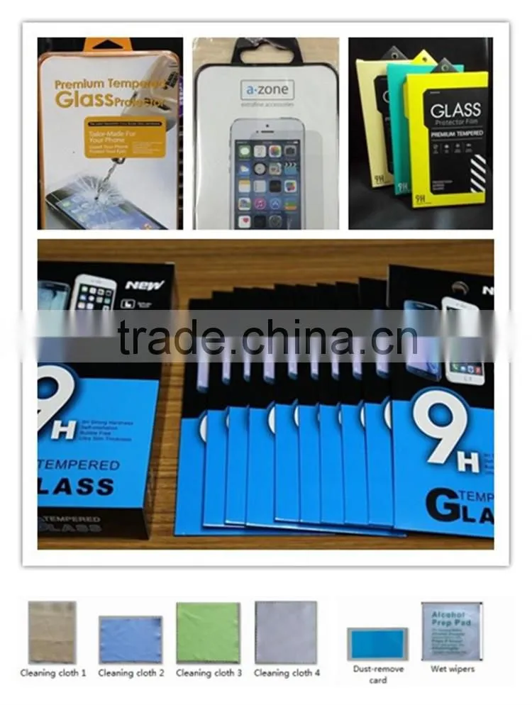 Mobile phone accessories factory in china tempered glass screen protector for iphone 5