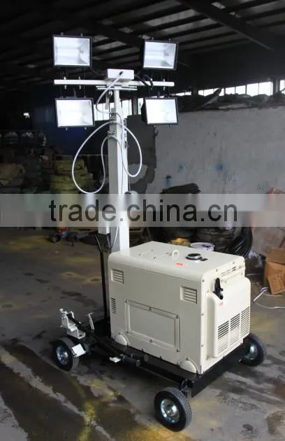 led lamp diesel generator mobile light tower