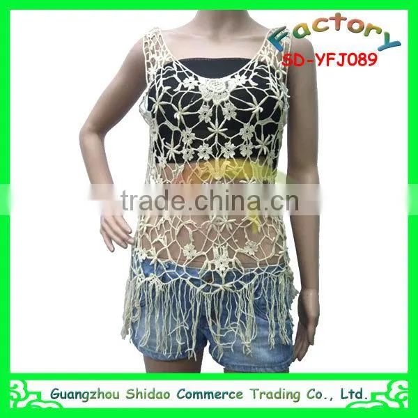 Big discount export new fashion women cotton embroidery summer blouse