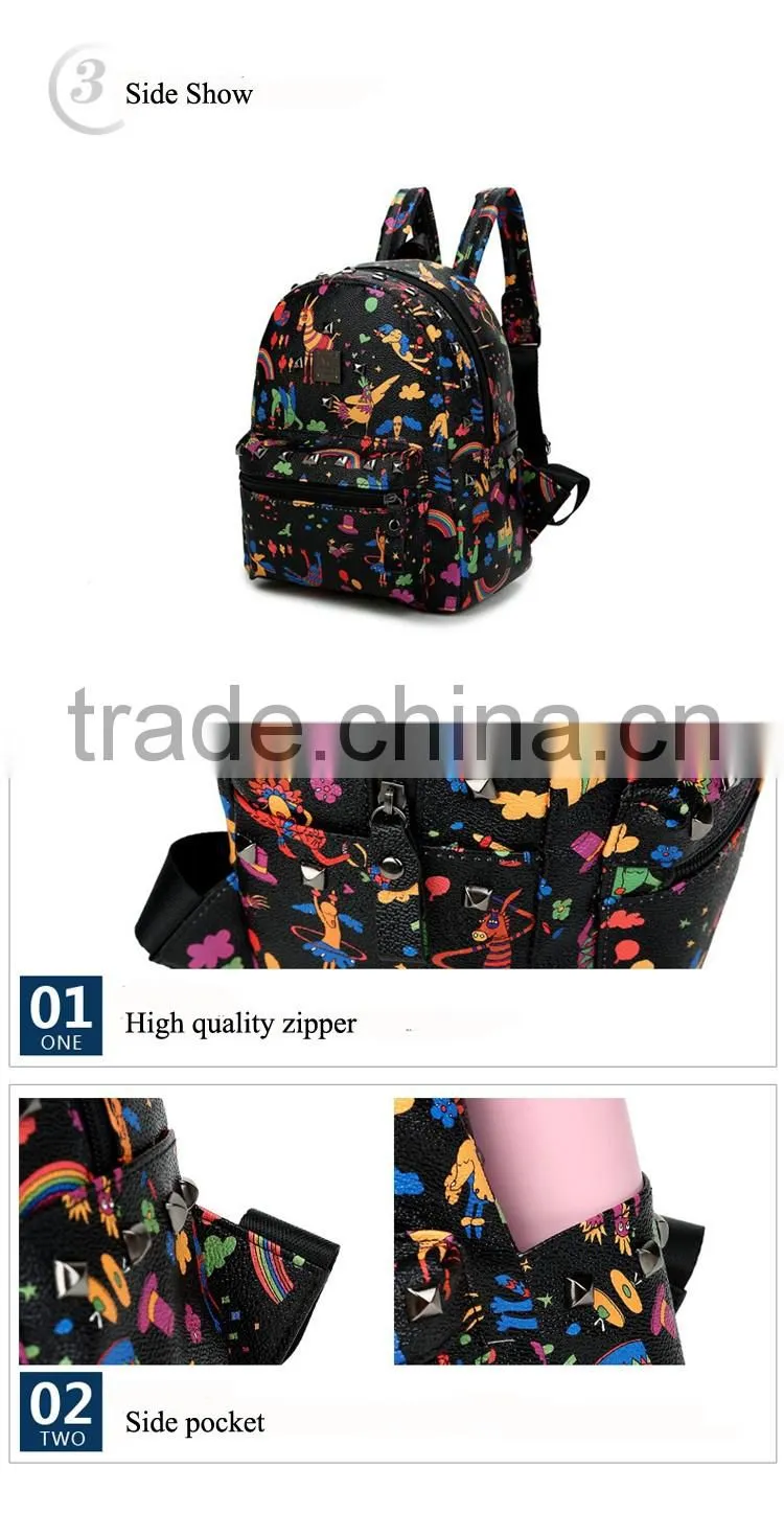 China suppliers wholesale custom deer design 3D print backpacks