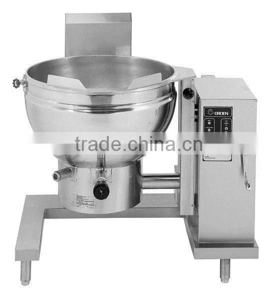 electric gas steam heating tilting mixer jacket cooking kettle pot/food processor