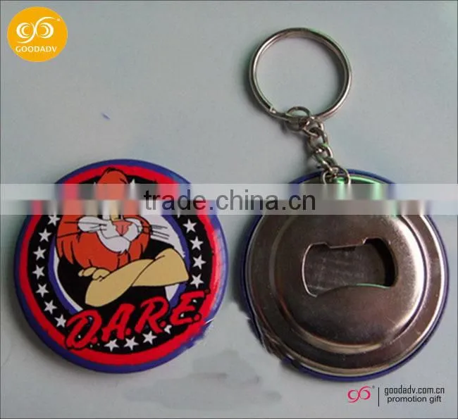 Wholesale gift items custom magnetic can opener keychain