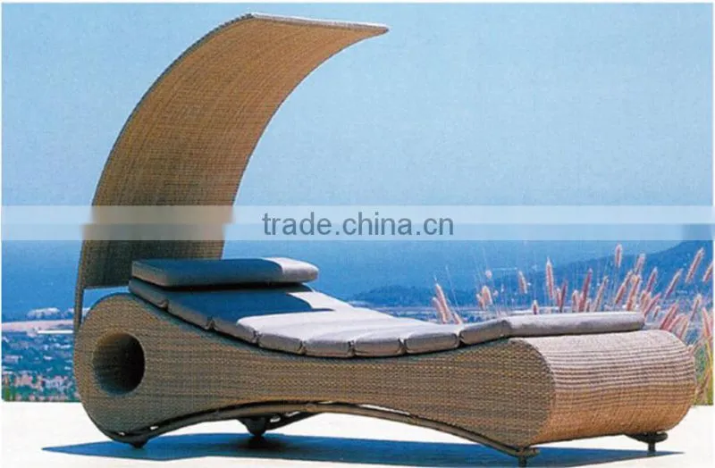 All Weather Outdoor Wicker Rattan Beach Chair