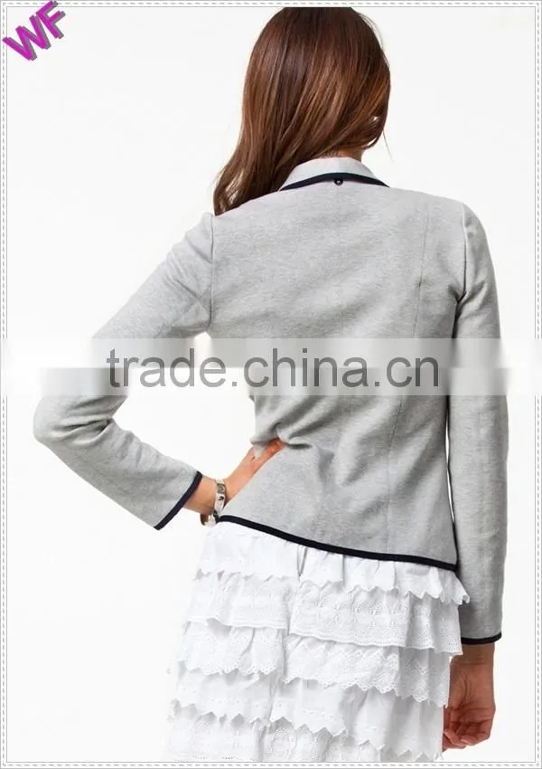 Custom Made High Fashion women blazer with Binding