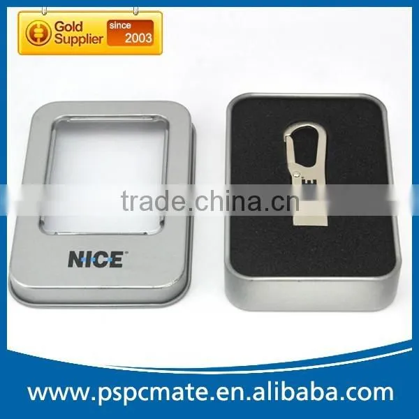 4G 8G 16G 32G Metal USB Flash Drive with Snap Hook