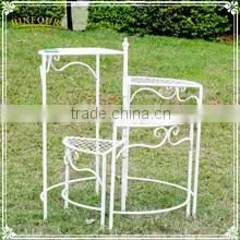 metal white fruit basket stand for home decorations