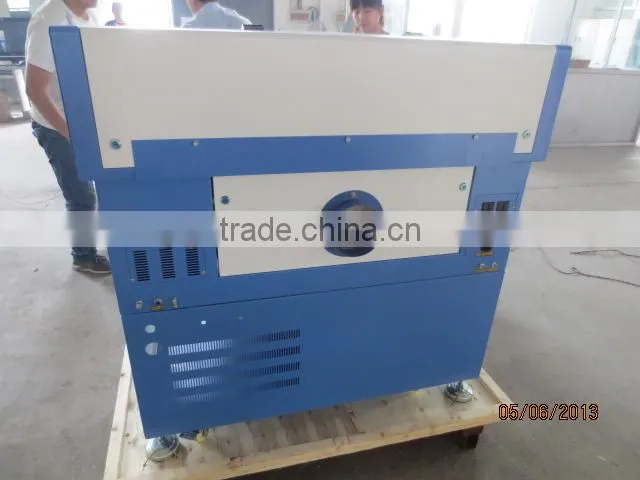 good character acrylic wood co2 laser engraving cutting machine with good after-sales aervice overseas