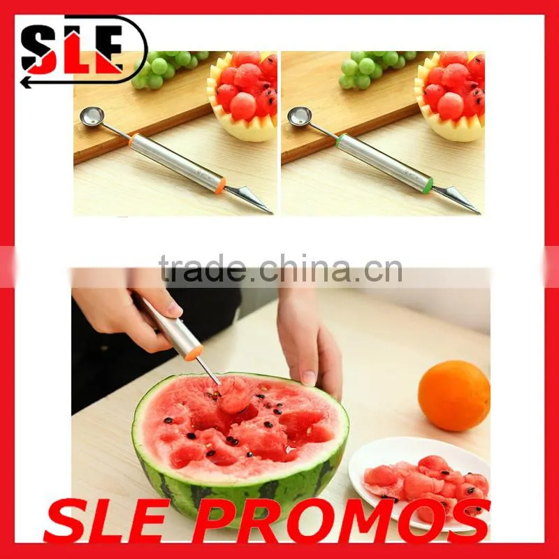 Custom Logo Melon Baller Fruit Scoop,Hot Wholesale Ice Cream Scoop Spoon,High Quality Multifunction Water Melon Kitchen Tools